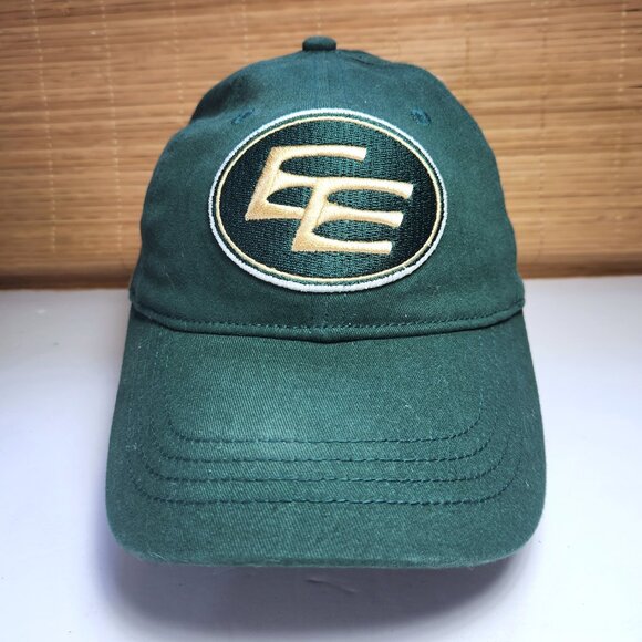 Edmonton Eskimos Hat Cfl Football Baseball Cap Green Size SM Reebok - Picture 1 of 6